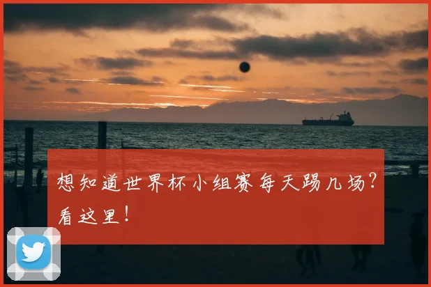 想知道世界杯小组赛每天踢几场?看这里!